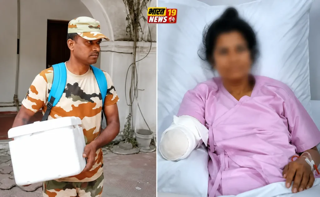 कानपुर में ITBP जवान की मां के हाथ काटने के मामले की जांच से जुड़ा सांकेतिक चित्र।