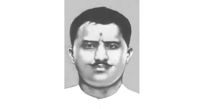 स्वतंत्रता सेनानी पंडित राम प्रसाद बिस्मिल का चित्र