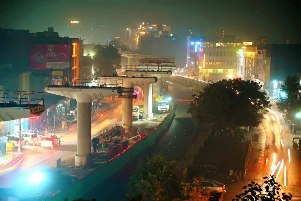 कानपुर मेट्रो विस्तार योजना का सांकेतिक चित्र, जिसमें प्रस्तावित नए मेट्रो रूट और स्टेशन दर्शाए गए हैं।