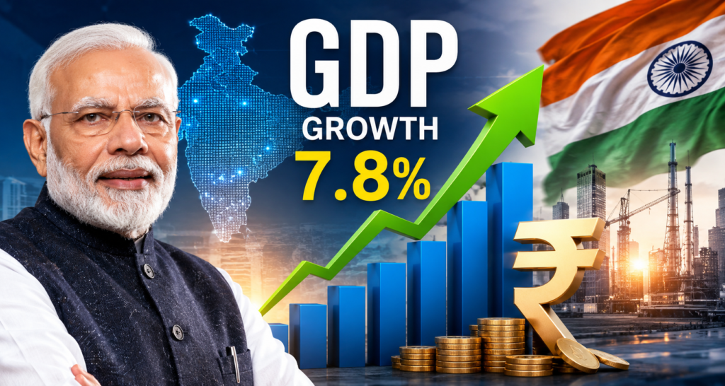 7.8 प्रतिशत GDP ग्रोथ पर प्रधानमंत्री नरेंद्र मोदी की प्रतिक्रिया