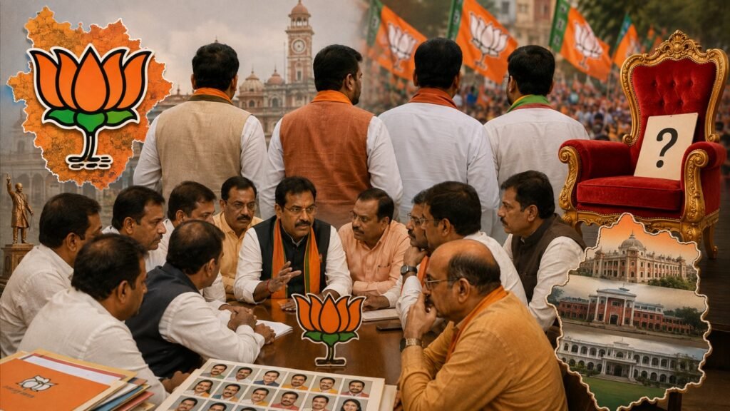 कानपुर भाजपा में 2027 विधानसभा चुनाव के लिए टिकट दावेदारी करते संगठन के नेता