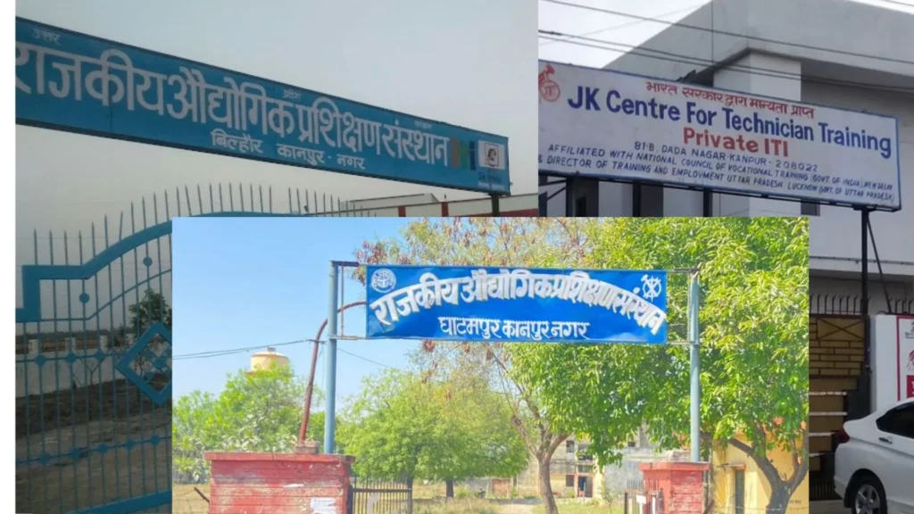कानपुर सहित उत्तर प्रदेश के हाईटेक आईटीआई में आधुनिक मशीनों और रोबोटिक्स प्रशिक्षण लेते छात्र।