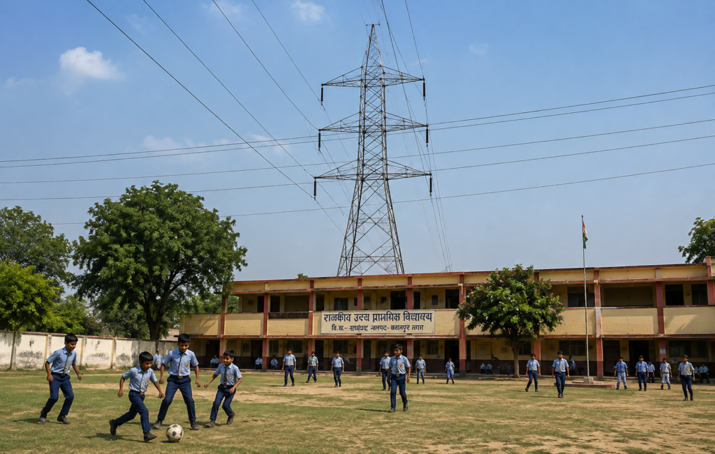 कानपुर के स्कूल परिसर से हाईटेंशन और लो टेंशन बिजली लाइनें हटाने की प्रशासनिक कवायद