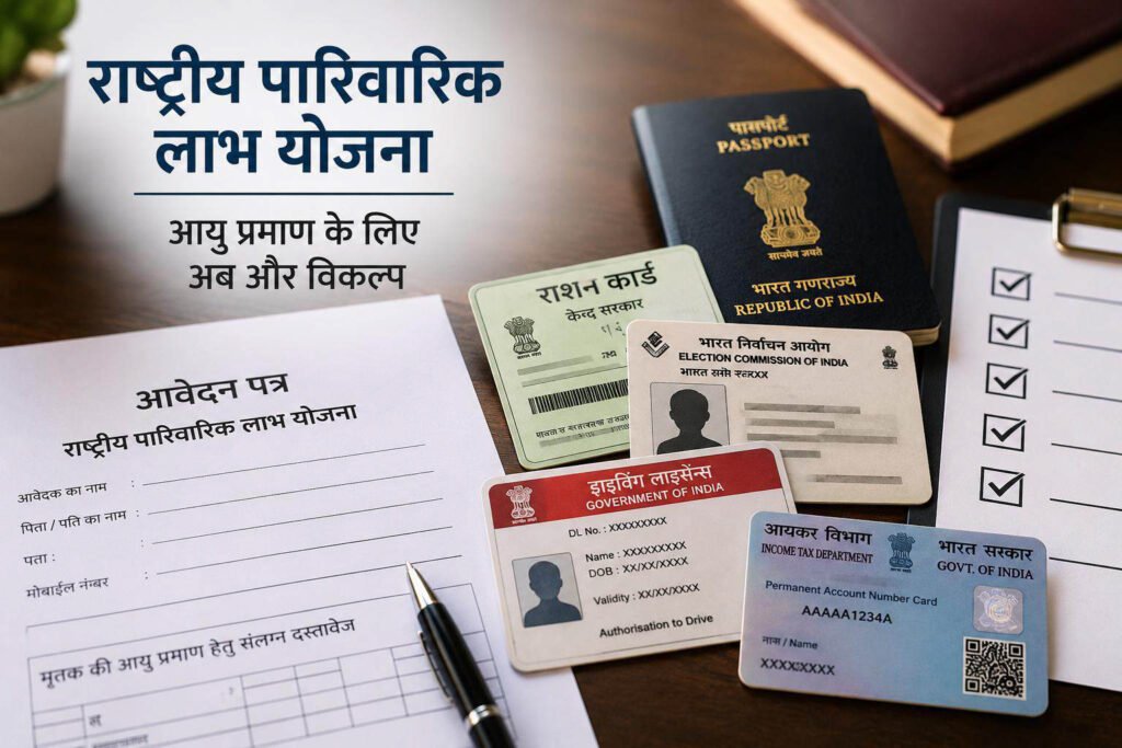 राष्ट्रीय पारिवारिक लाभ योजना में शहरी आवेदकों के लिए आयु प्रमाण के नए नियम