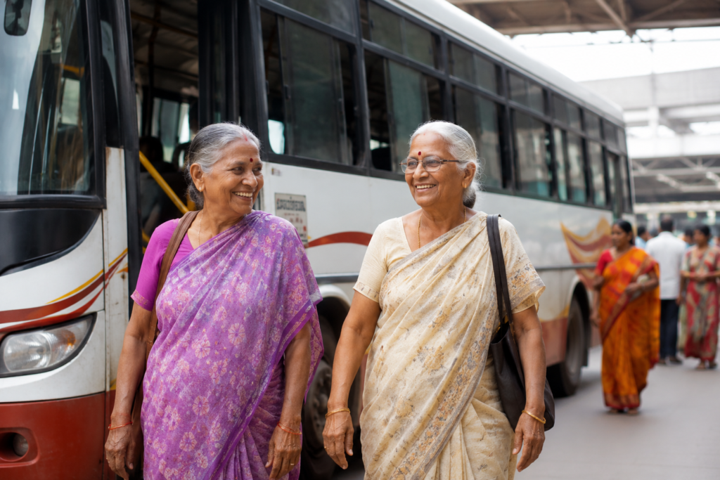 यूपी में 60 प्लस महिलाओं के लिए UPSRTC बसों में आजीवन मुफ्त यात्रा योजना