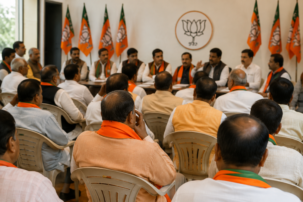 कानपुर-बुंदेलखंड भाजपा में ‘आयातित’ नेताओं को टिकट और जिम्मेदारी मिलने पर पुराने कार्यकर्ताओं की नाराजगी सामने आई। 2027 से पहले संगठन की परीक्षा।