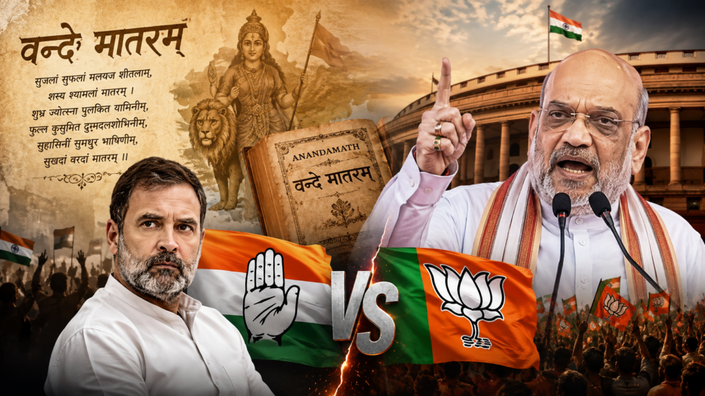 वंदे मातरम् विवाद पर कांग्रेस और भाजपा के बीच राजनीतिक बहस