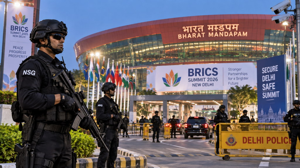 BRICS Summit से पहले दिल्ली में कड़ी सुरक्षा, पुतिन और शी जिनपिंग के लिए सुरक्षा इंतजाम