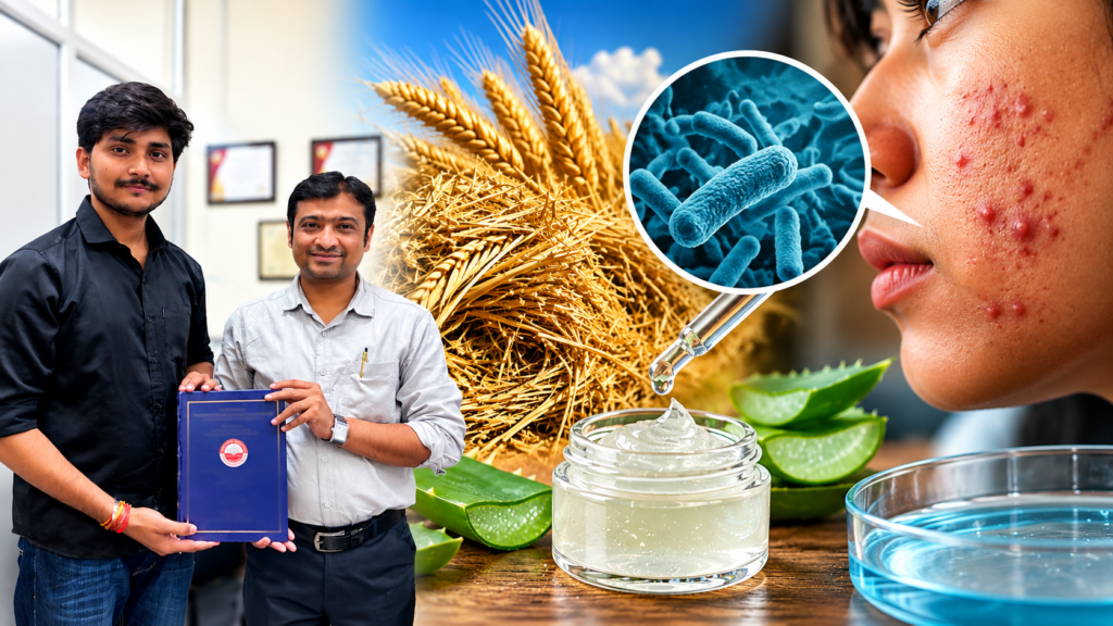 CSJMU कानपुर के शोध में गेहूं के भूसे से तैयार जेल