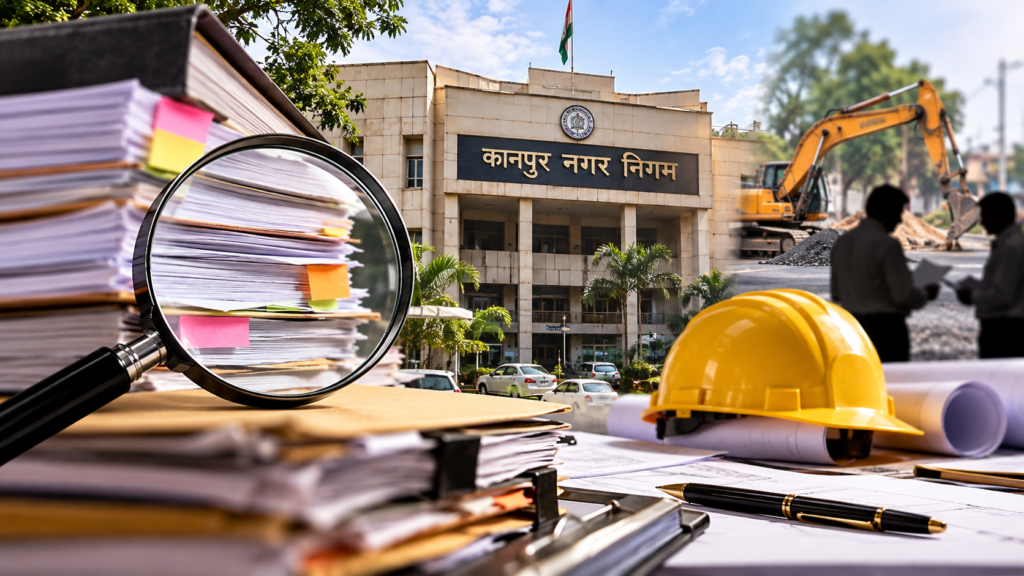 कानपुर नगर निगम में फर्म पंजीकरण की जांच में आठ फाइलों में दस्तावेज और एनओसी की कमी मिली। 24 बड़ी फर्मों और टेंडर प्रक्रिया की भी पड़ताल जारी।