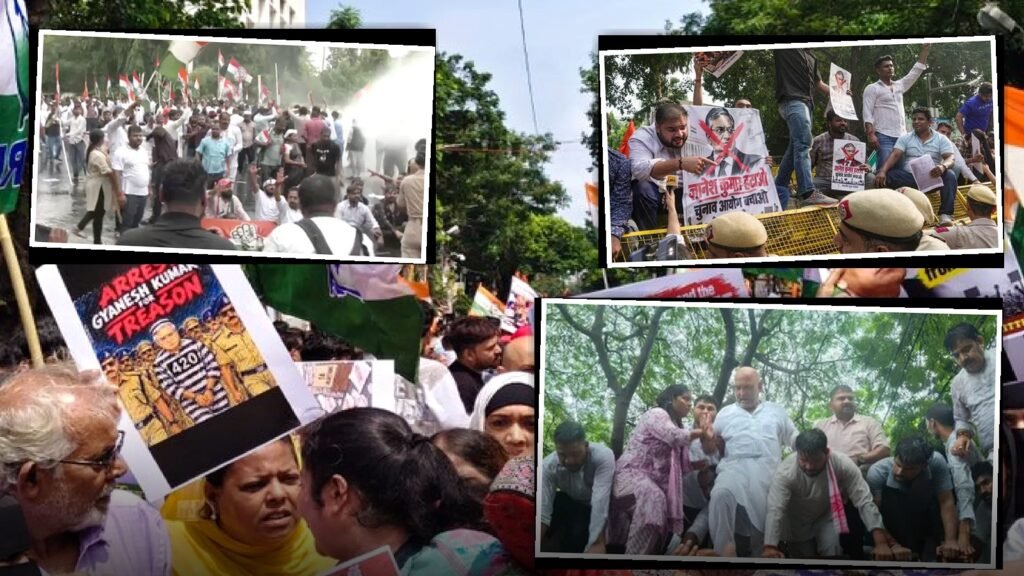 CEC ज्ञानेश कुमार और SIR को लेकर कांग्रेस ने देशभर में प्रदर्शन किया। दिल्ली, लखनऊ, पटना समेत कई शहरों में मार्च और विरोध प्रदर्शन हुए।