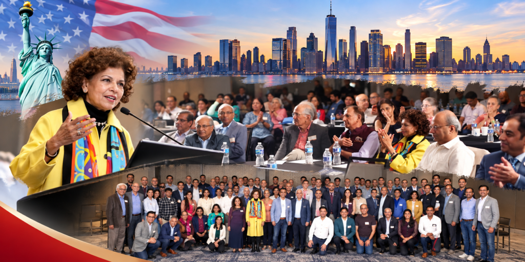 न्यू जर्सी में IIT Kanpur IITKarvaan USA 2026 कार्यक्रम में जुटे पूर्व छात्र