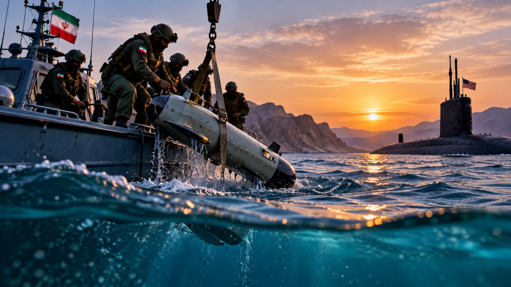 IRGC ने होर्मुज में अमेरिकी AUV पकड़ने का दावा किया, अमेरिका ने इनकार किया। इसी बीच ईरान ने शर्तों के साथ सात दिन में होर्मुज खोलने का प्रस्ताव दिया है।