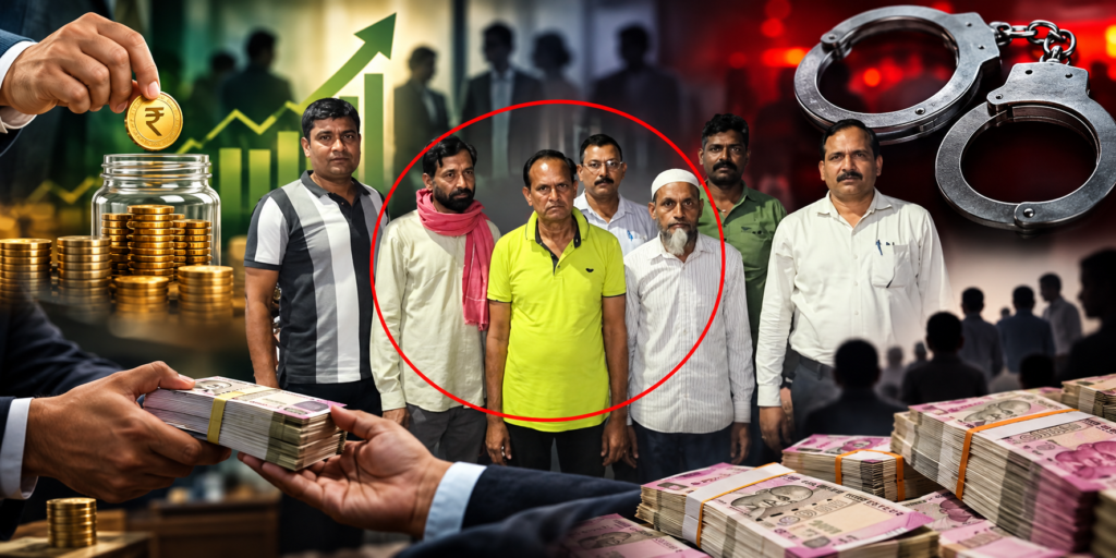 ग्रीन रे इंटरनेशनल पर 78 करोड़ रुपये के गबन का आरोप है। EOW ने मुरादाबाद से तीन वांछित आरोपियों को गिरफ्तार किया, जांच जारी है।
