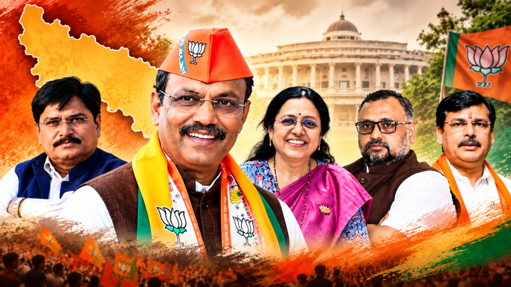 यूपी में 2027 विधानसभा चुनाव की तैयारियों के लिए भाजपा के प्रदेश प्रभारी विनोद तावड़े और चार सह-प्रभारी