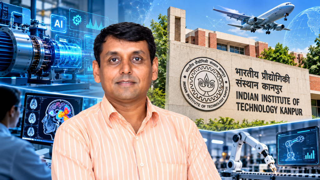 IIT कानपुर के प्रोफेसर निश्चल वर्मा को INAE फेलो चुना गया। 270 से ज्यादा शोधपत्रों के साथ AI, मेडिकल इमेजिंग और एयरोस्पेस में शोध।