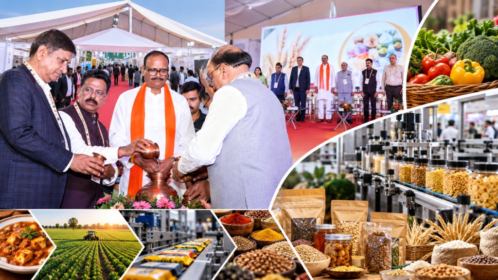 इंडिया फूड एक्सपो-2026 में आठ राज्यों से 20 हजार लोग पहुंचे। फूड प्रोसेसिंग, स्मार्ट पैकेजिंग, ऑटोमेशन और लोकल टू ग्लोबल पर रहा जोर।