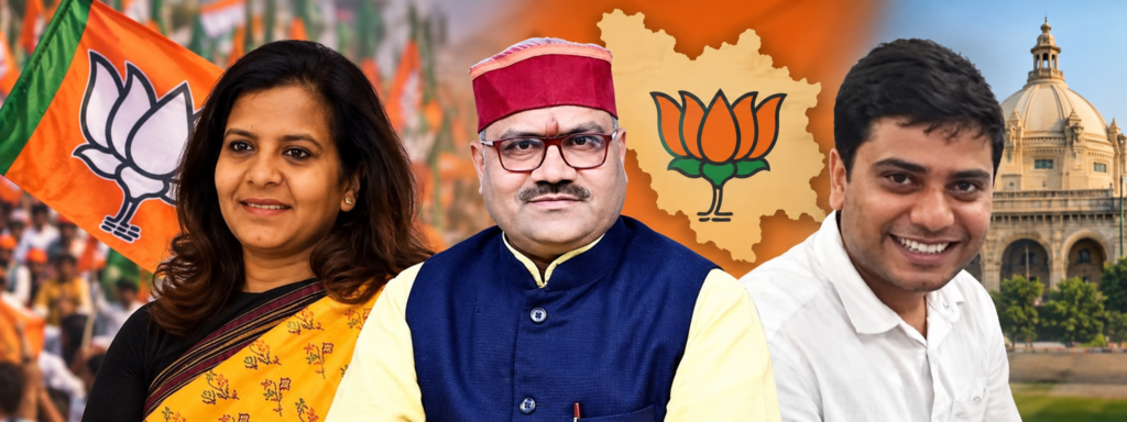 भाजपा कानपुर-बुंदेलखंड क्षेत्रीय कमेटी की नई टीम और आदित्य त्रिवेदी-नीतू सिंह की नियुक्ति