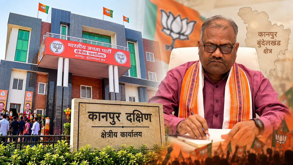 भाजपा क्षेत्रीय कमेटी में कानपुर दक्षिण को प्रतिनिधित्व नहीं