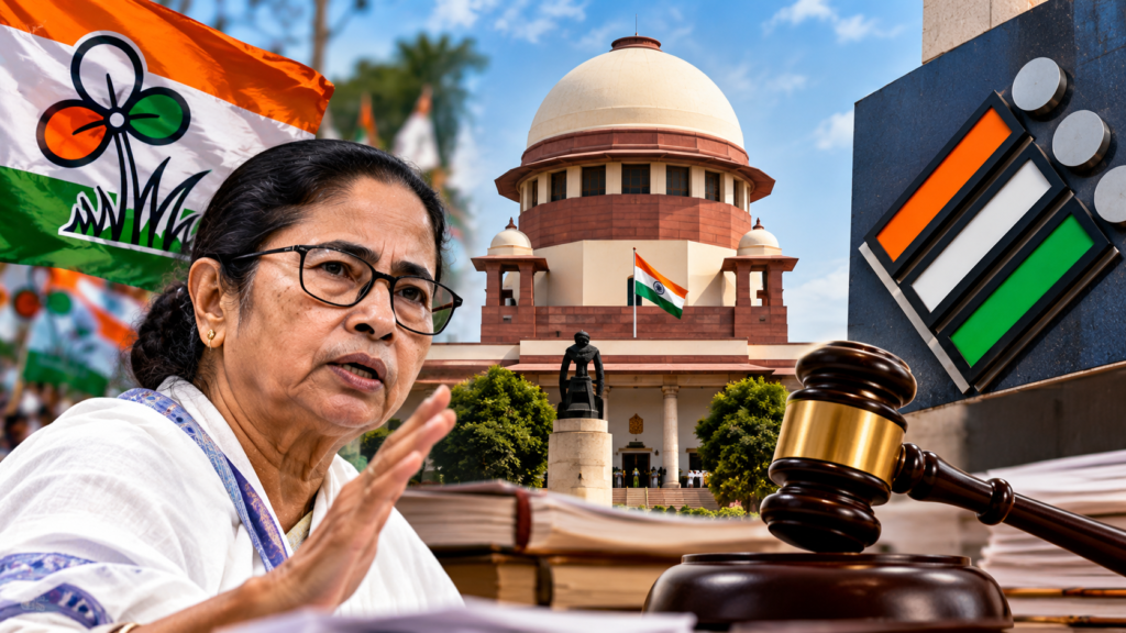 सुप्रीम कोर्ट में TMC नाम और चुनाव निशान विवाद पर सुनवाई