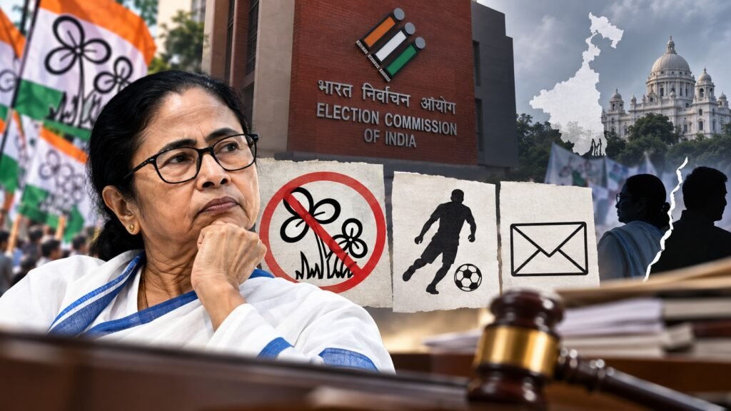 चुनाव आयोग के आदेश के बाद ममता गुट को मिला फुटबॉल खिलाड़ी चुनाव चिन्ह
