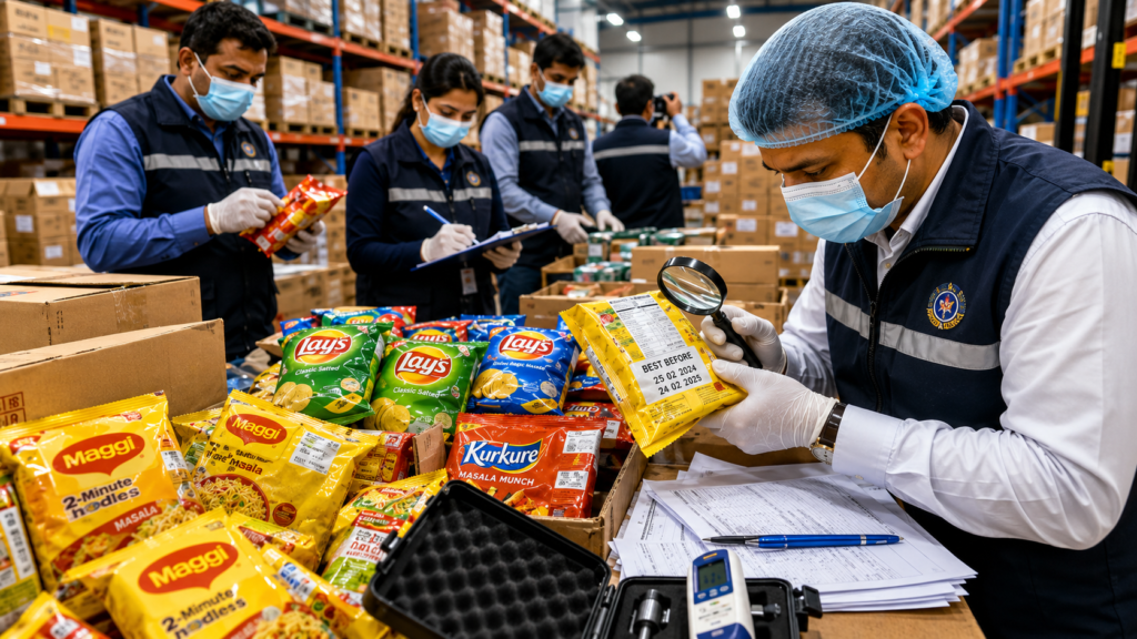 नवी मुंबई में एक्सपायरी डेट बदलकर खाद्य उत्पाद बेचने के मामले में FDA की कार्रवाई