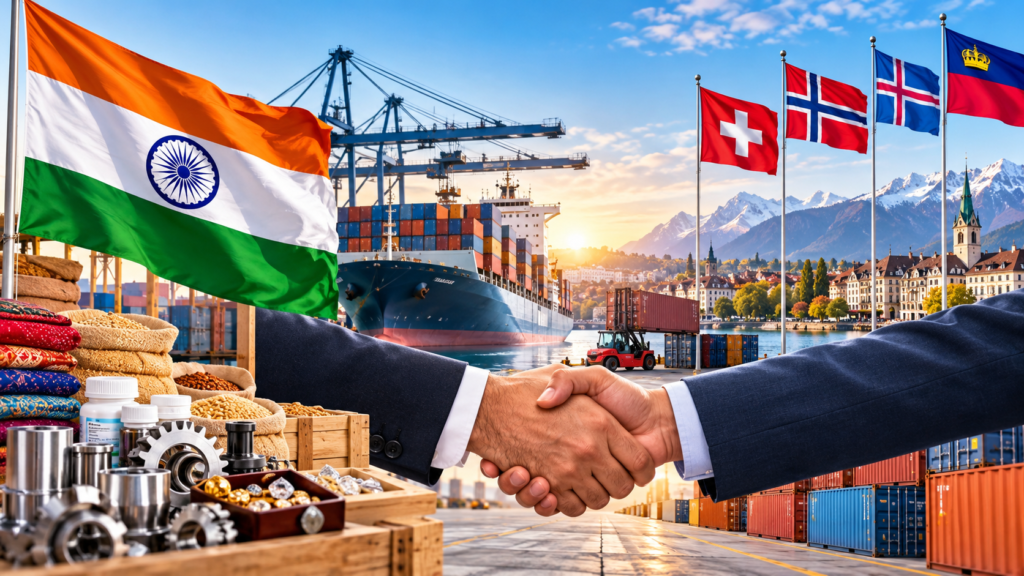 TEPA के जरिए EFTA बाजार में भारतीय निर्यात बढ़ाने की संभावनाएं