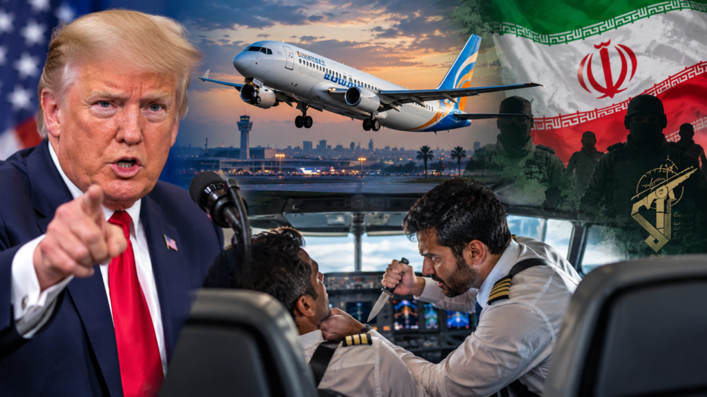 Donald Trump speaks about possible Iran IRGC connection of FlyDubai co-pilot after cockpit attack