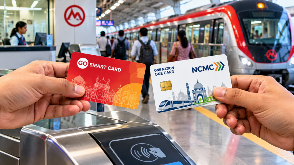 Lucknow Metro Go Smart Card being replaced with NCMC card for passengers