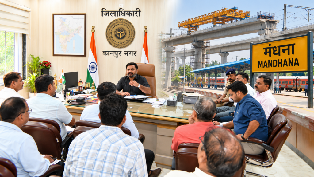 अनवरगंज-मंधना एलिवेटेड रेलवे कॉरिडोर और मंधना रेलवे स्टेशन