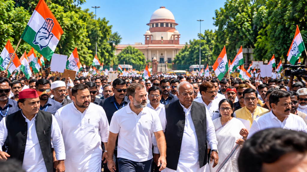 राहुल गांधी और INDIA ब्लॉक के 11 नेताओं की SIR याचिका पर सुप्रीम कोर्ट रजिस्ट्री की 14 प्रक्रियागत आपत्तियां
