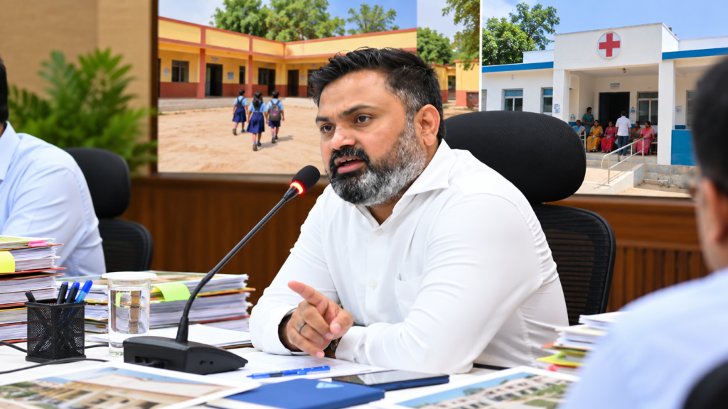 कानपुर में जिला खनिज फाउंडेशन निधि से खनन प्रभावित क्षेत्रों के प्राथमिक विद्यालयों और स्वास्थ्य केंद्रों के सुधार की प्रस्तावित योजना