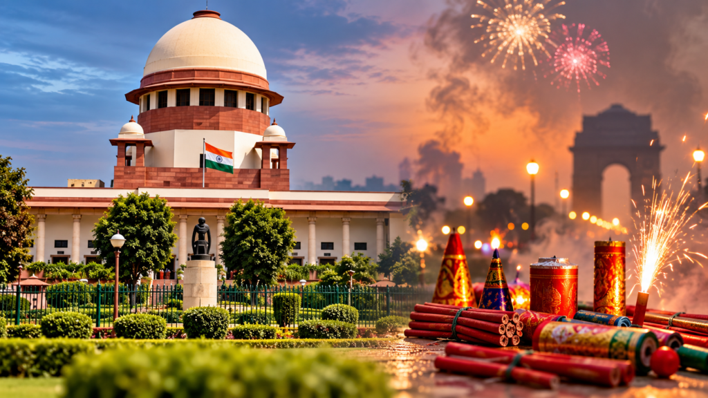 Supreme Court hearing on Diwali firecrackers in Delhi NCR