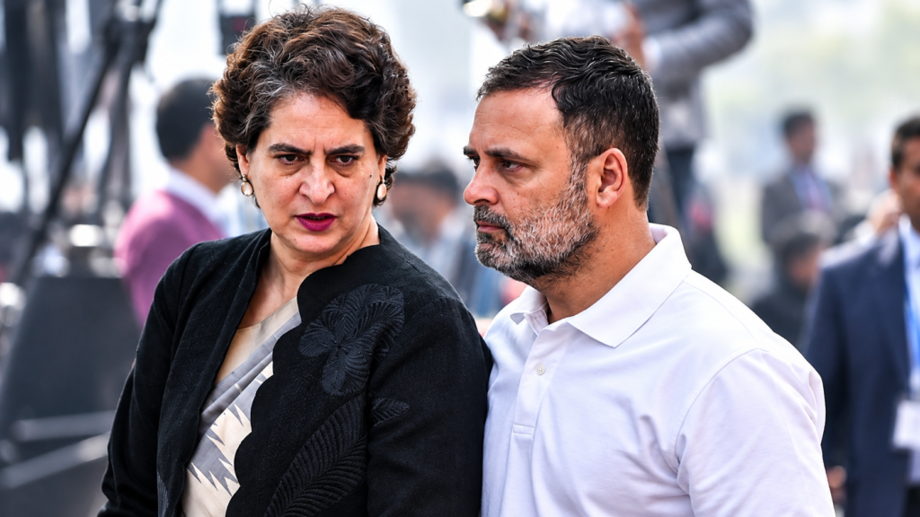 Rahul Gandhi Priyanka Gandhi Delhi protest FIR police clash