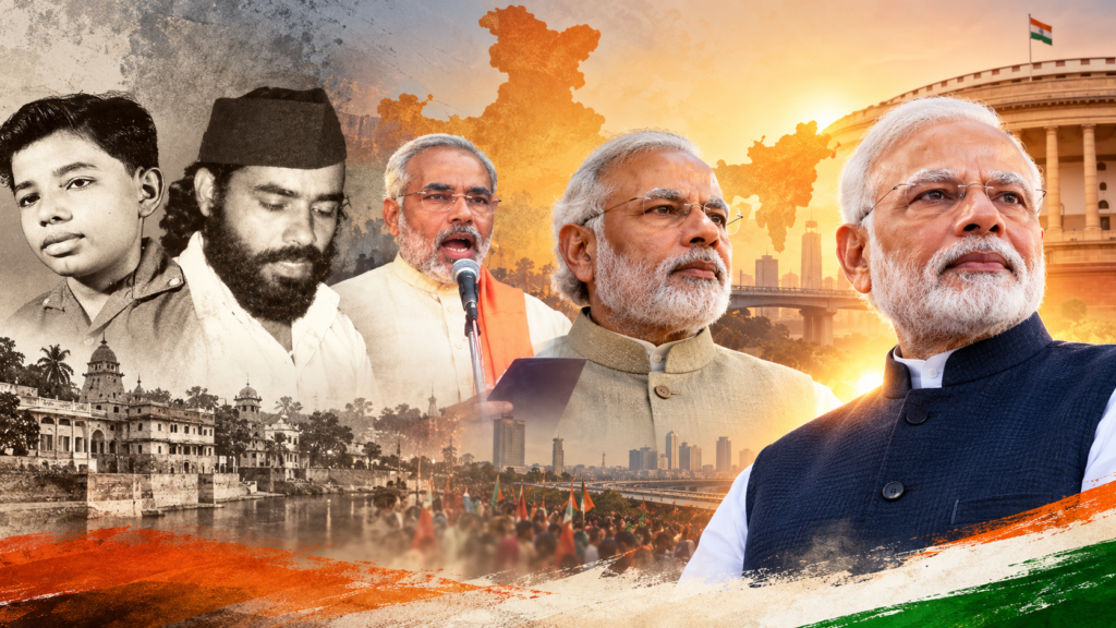 नरेंद्र मोदी की 25 साल की राजनीतिक यात्रा