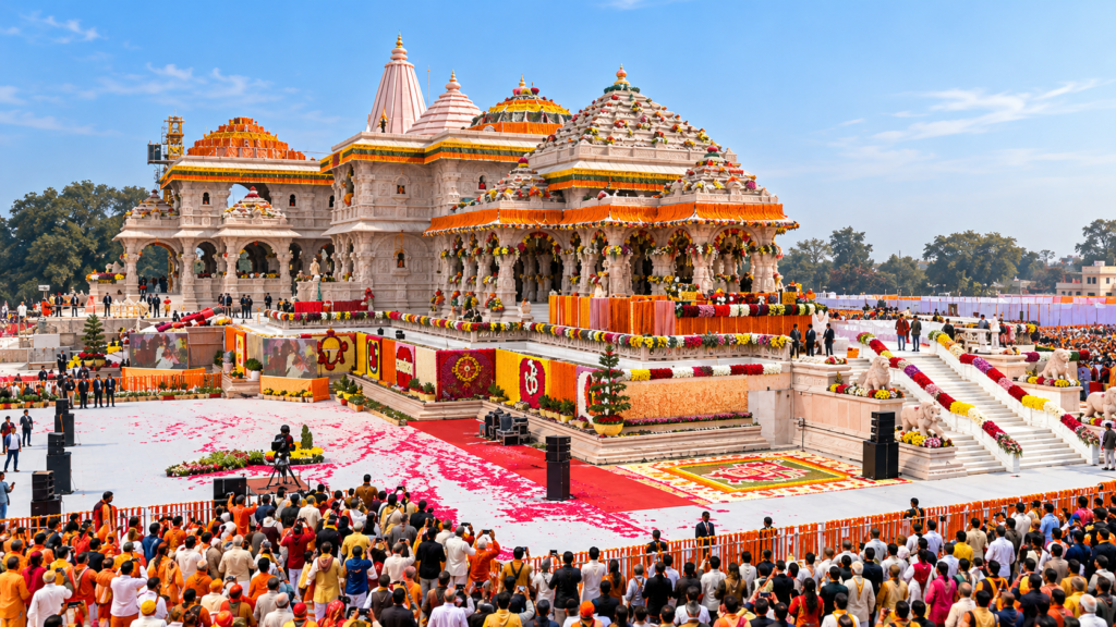 रामलला का भोग प्रसाद जांच में पास, प्रमाणपत्र की तैयारी - राम मंदिर की रसोई के सभी नमूने खाद्य सुरक्षा मानकों के अनुरूप; करीब दो महीने पहले लिए गए थे नमूने, एफएसएसएआई के ‘भोग प्रमाणन’ की प्रक्रिया आगे बढ़ी भारत 19/ अयोध्या। अयोध्या के राम मंदिर में रामलला को चढ़ाए जाने वाले भोग प्रसाद की गुणवत्ता जांच में संतोषजनक पाई गई है। खाद्य सुरक्षा एवं मानक प्राधिकरण (FSSAI) की जांच में मंदिर की रसोई के सभी नमूने निर्धारित मानकों के अनुरूप मिले हैं। इसके बाद अब श्रीराम जन्मभूमि तीर्थ क्षेत्र ट्रस्ट को भोग प्रमाणपत्र दिए जाने की प्रक्रिया आगे बढ़ने की उम्मीद है। रिपोर्ट के मुताबिक, एफएसएसएआई के मुख्य कार्यकारी अधिकारी रजित पुन्हानी प्रमाणपत्र सौंप सकते हैं। दो महीने पहले लिए गए थे नमूने मीडिया रिपोर्टों के मुताबिक, राम मंदिर की रसोई के भंडार गृह से करीब दो महीने पहले नमूने लिए गए थे। प्रयोगशाला जांच में इनके निर्धारित मानकों पर खरे उतरने की जानकारी सामने आई है। यह प्रक्रिया धार्मिक स्थलों पर प्रसाद और भोजन तैयार करने, रखने तथा श्रद्धालुओं को वितरित करने के दौरान खाद्य सुरक्षा और स्वच्छता सुनिश्चित करने के उद्देश्य से की जाती है। सीता रसोई में तैयार होता है रामलला का भोग रामजन्मभूमि परिसर स्थित सीता रसोई में रामलला के लिए प्रतिदिन भोग तैयार किया जाता है। विशेष अवसरों पर 56 प्रकार के व्यंजन अर्पित किए जाते हैं। एकादशी और कुछ विशेष तिथियों पर फलाहार की व्यवस्था रहती है। भोग अर्पित किए जाने के बाद प्रसाद मंदिर ट्रस्ट के कर्मचारियों, पुजारियों और श्रद्धालुओं में वितरित किया जाता है। क्या है एफएसएसएआई का भोग प्रमाणन? एफएसएसएआई की ‘ब्लिसफुल हाइजीन ऑफ ऑफरिंग टू गॉड’ (BHOG) पहल का उद्देश्य धार्मिक स्थलों पर प्रसाद और भोजन की तैयारी व वितरण में स्वच्छता और खाद्य सुरक्षा के मानकों को बढ़ावा देना है। इसके तहत रसोई की साफ-सफाई, खाद्य सामग्री और पानी के सुरक्षित इस्तेमाल, भंडारण तथा भोजन संभालने की प्रक्रियाओं की जांच की जाती है। खाद्य पदार्थ तैयार करने वाले कर्मचारियों की स्वच्छता और प्रशिक्षण पर भी ध्यान दिया जाता है। राम मंदिर को प्रमाणपत्र जारी होने के बाद यह खाद्य सुरक्षा और स्वच्छता के मानकों के पालन की दिशा में एक औपचारिक मान्यता होगी। हालांकि, नमूनों की जांच में सफल होना और प्रमाणपत्र का औपचारिक रूप से जारी होना अलग-अलग चरण हैं। इसलिए प्रमाणपत्र जारी होने की आधिकारिक पुष्टि के बाद ही इसे अंतिम उपलब्धि के रूप में प्रस्तुत करना उचित होगा।